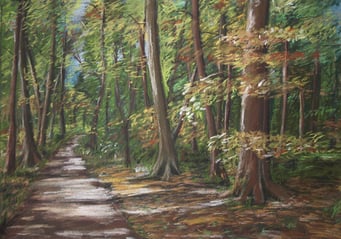 freie Arbeit, Pastellkreide