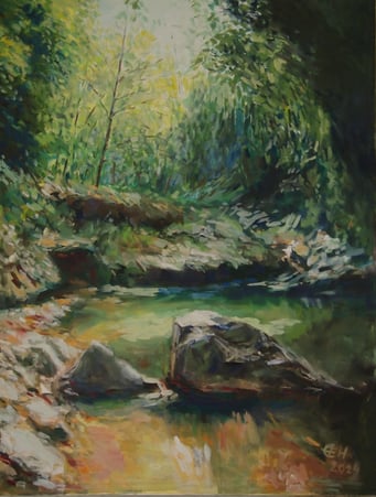 Untouched Nature Nr. 2  Öl_Lwd.89x116cm