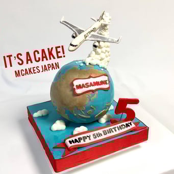 地球型立体ケーキ【誕生日/イベント/オーダーメイドケーキ】