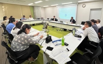 JICAでのモンゴル水関係当局者との討議