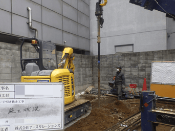 ケーシングの圧入&引抜き