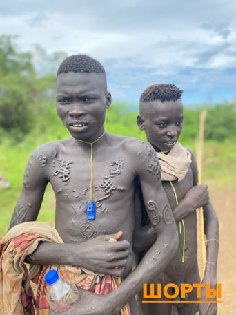 Девушка из племени Дасенеч в Эфиопии