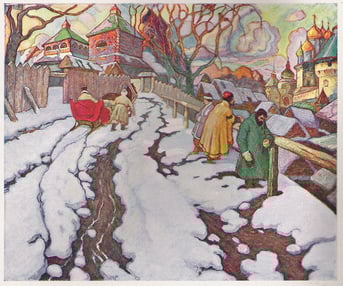 La Sainte Russie 1918 120x145 huile sur toile André Aaron Blils