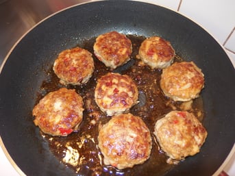 タケノコハンバーグ焼き方