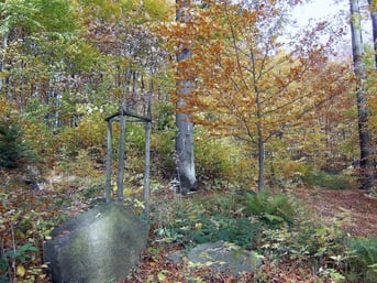 Denkstein an der Albert Eiche - Hohwald