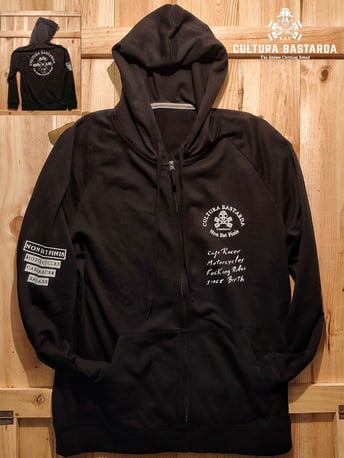 Cafe racer Hoodie zip sudadera cremallera