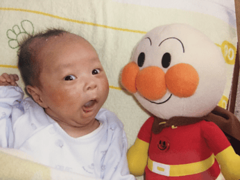 生後一週間くらいの次男^_^