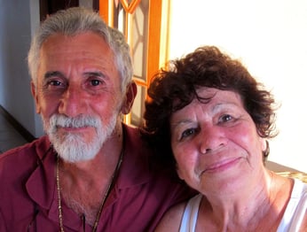 Nicea und Silvio - meine Gastgeber in Paraty