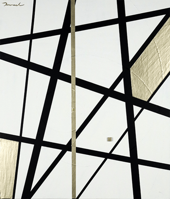 ORIGAMI  3   455mm*530mm   F10   2021  acrylic on canvas, wood