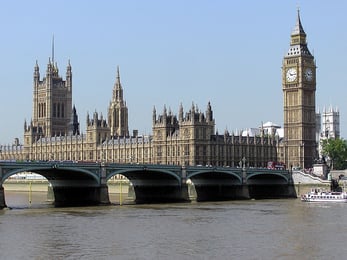 The Houses of Parliament, das britische Parlament. Bild: Wikimedia Commons