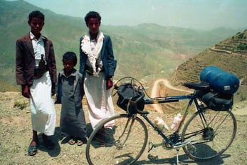 am Dorfrand wurde ich gebührend verabschiedet