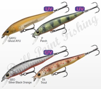 Drill Point Fishing Webshop Produktangebote Wobbler - Bild Produktübersicht Red Eye Serene 70SS Wobbler Color Chart