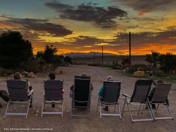 Warten auf den Sonnenuntergang