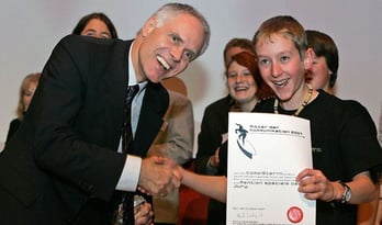 Ehrung durch Bundesrat Moritz Leuenberger zum "Ritter der Kommunikation" 2007