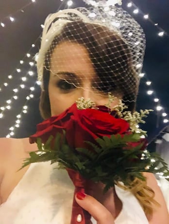 tocados con redecilla