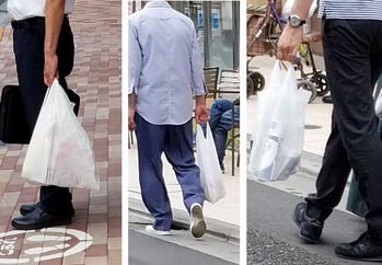 レジ袋ブラブラスタイル