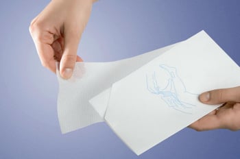 Cutimed Sorbion Plus Produkt aufgepackt