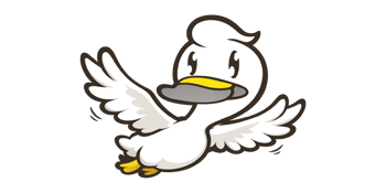 白鳥の宿「割烹旅館ますがた荘」のイメージキャラ