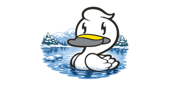 白鳥の宿「割烹旅館ますがた荘」のイメージキャラ