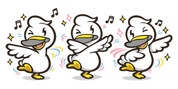 白鳥の宿「割烹旅館ますがた荘」のイメージキャラ