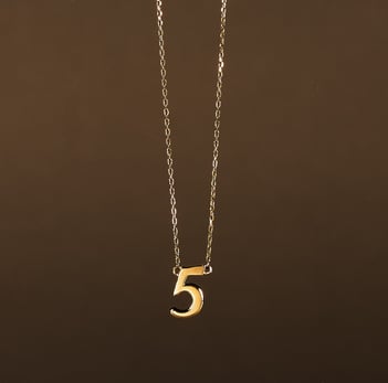 womb☆jewelry　ゴールド　数秘術ネックレス