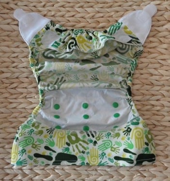 culotte de protection imperméable pour couches lavables en PUL imperméable Baby wizard avec 2 rabats