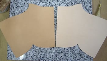 Comparatif cuir sec et humide