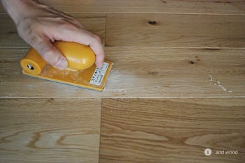 アンドウッド 補修 盛り上がり 単板貼 フローリング andwood 7