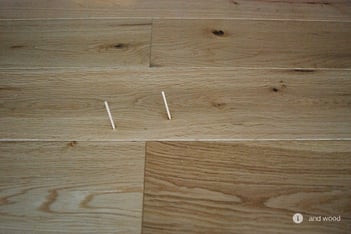 アンドウッド 補修 盛り上がり 単板貼 フローリング andwood 4