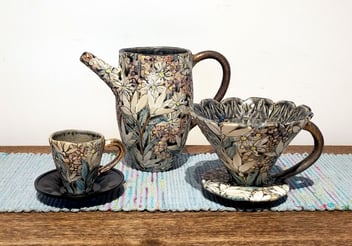 デミタス、ピッチャー、ドリッパー　古屋眞理子