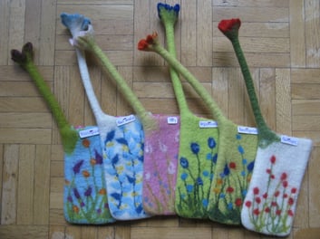 Frühlingswiese, Blue Rosalie, Fairy, Vergissmeinnicht, Bauerngarten, Blütenmalerei