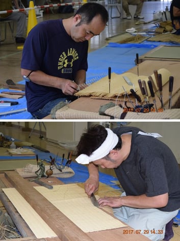 技能検定試験の様子