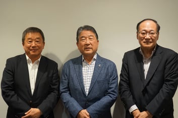 徳光さんと日本認知症予防学会の皆さん 