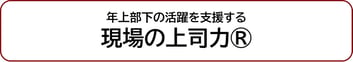 年上部下の活躍を支援する現場の上司力®