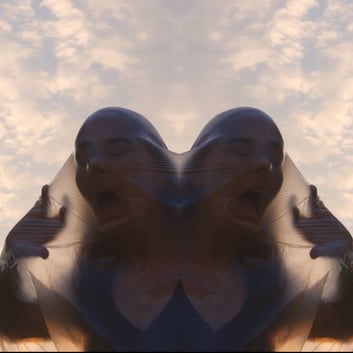 Ortrun Stanzel Soloperformance, Plastikverschmutzung, Kunstfilm