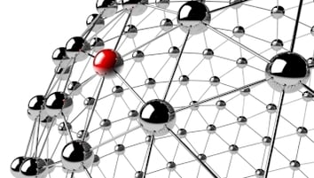 Netzwerk Verknüpfungen Kugel