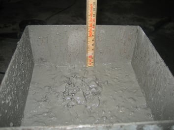 Fresh concrete properties (residual slump)