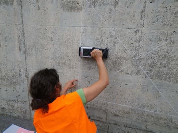 Analyse: Fissures dûes à la RAG et  profondeur de l'armature