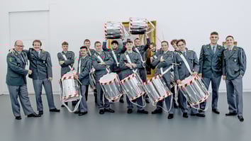 Tambouren Rekrutenspiel Schweizer Militärmusik