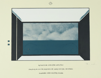 BEYOND THE SEA 2   530mm*410mm   P10   2021 acrylic on canvas, wood