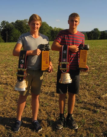 Unsere zwei Sieger Van Messel Noe und Meier Daniel