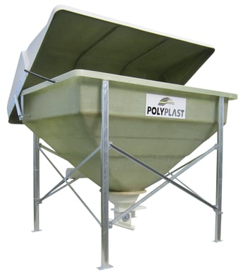 TREMIE POUR ALIMENTS DU BETAIL CHARGEMENT AU GODET