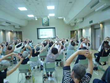 兵庫県　健康づくり　リンパ　宝塚　フレイル　企業　ヨガ　乳がん　フレイル