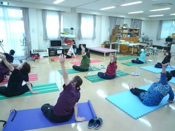 兵庫県　健康づくり　リンパ　芦屋　芦屋市　企業　ヨガ　乳がん　フレイル