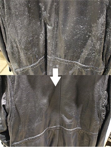 カビがきれいに取れ、色補正をしたことで擦れている部分もあまり気にならなくなりました。