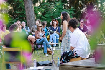 Ares Gratal Band im Lesegarten, 13.6., Foto: Antonia Richter