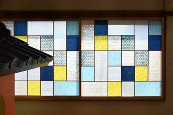 彩り障子の写真