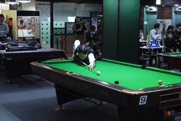 山形大学の冨永選手。大会の紅一点