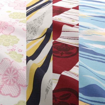 オリジナル浴衣 遠州織物 井伊谷四季の浴衣（いいのやしきのゆかた）