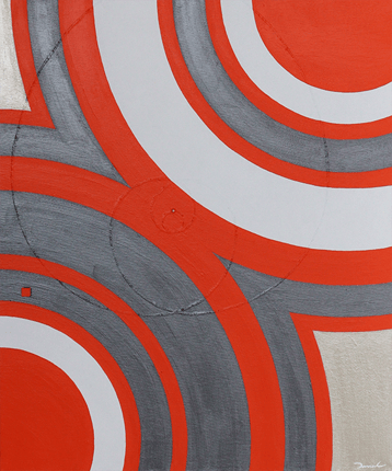 DRAGON SCALES 3   380mm*455mm   F8   2024  acrylic on canvas, wood